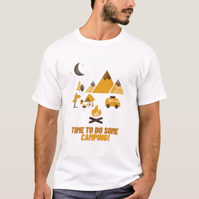 CAMISETA HORA DE ACAMPAR (Frente)