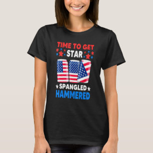 Camiseta Hora De Arrastar A Cerveja Martelada Sinalizador 4