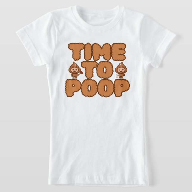 Camiseta Hora de Cagar Engraçado (Postura )