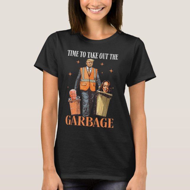 Camiseta Hora De Despejar O Lixo (Frente)