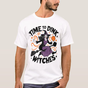 Camiseta Hora de Dink Witches Spookleball no Dia das Bruxas