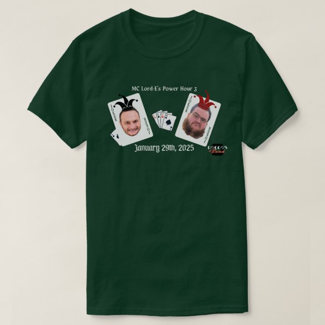 Camiseta Hora de Energia do MC Lord-E 3 (Frente do Design)