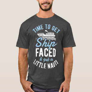 Camiseta Hora de Enfrentar a nave e pegar um pequeno Nauti