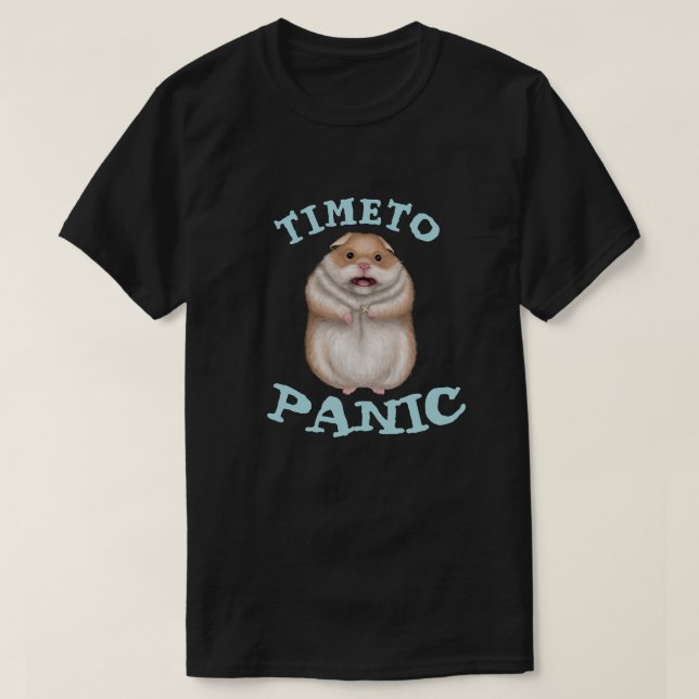 Camiseta Hora de entrar em pânico (Frente do Design)