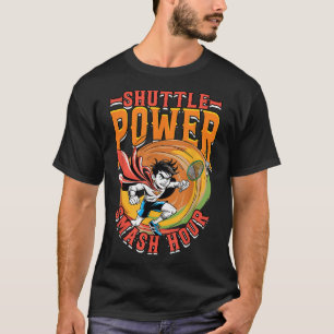 Camiseta Hora de Esmagamento de Energia do Shuttle do Badmi