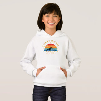 Camiseta Hora de Explorar Montanha – Retro Hiking