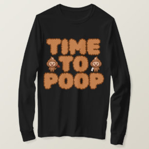 Camiseta Hora de Fazer Cocô Engraçado