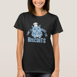 Camiseta Hora de fazer o gato dos biscoitos