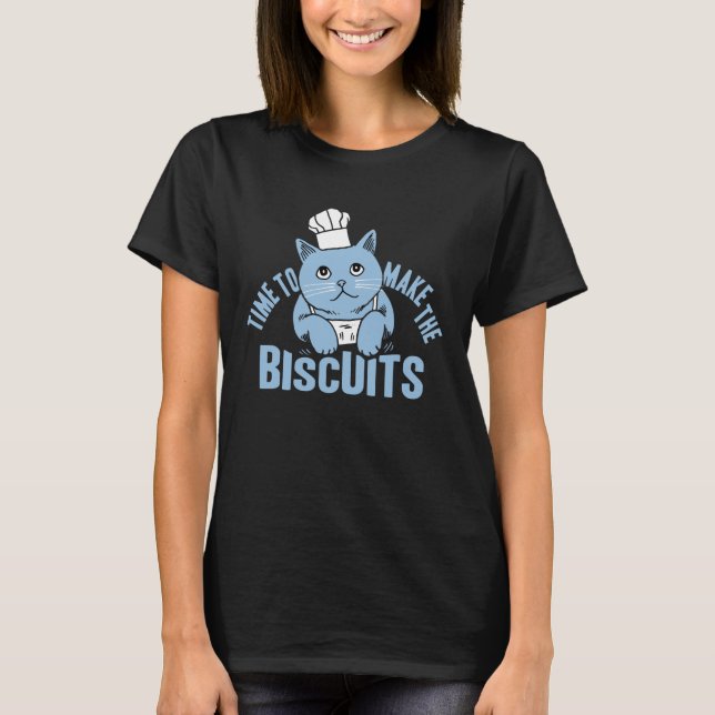 Camiseta Hora De Fazer O Gato Dos Biscoitos (Frente)