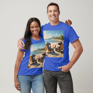 Camiseta Hora de Hippo: Coquetéis de Beachside e Bons Tempo