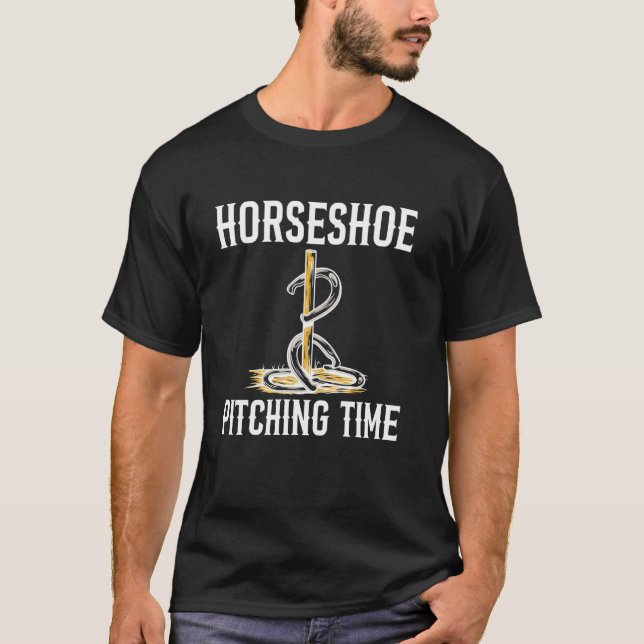 Camiseta Hora de Lançamento de Ferradura (Frente)