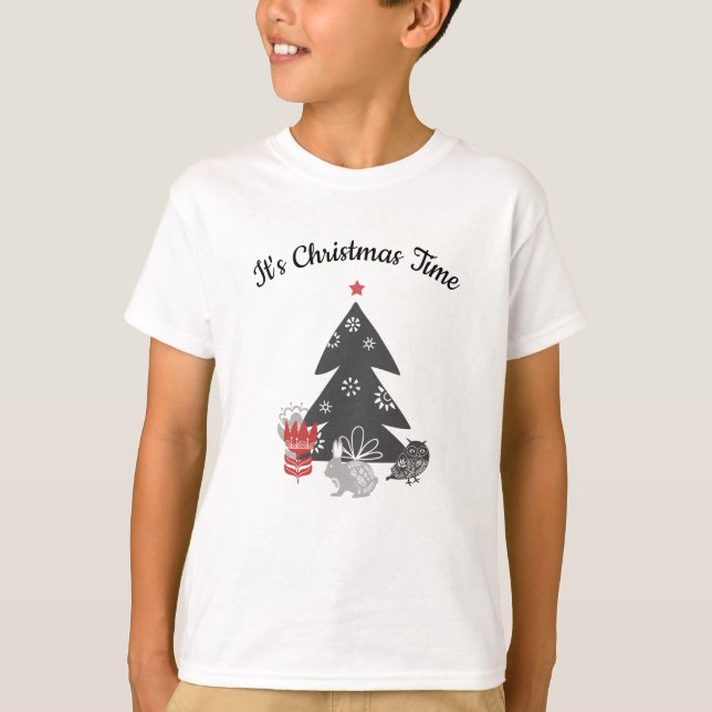 Camiseta Hora de Natal (Frente)