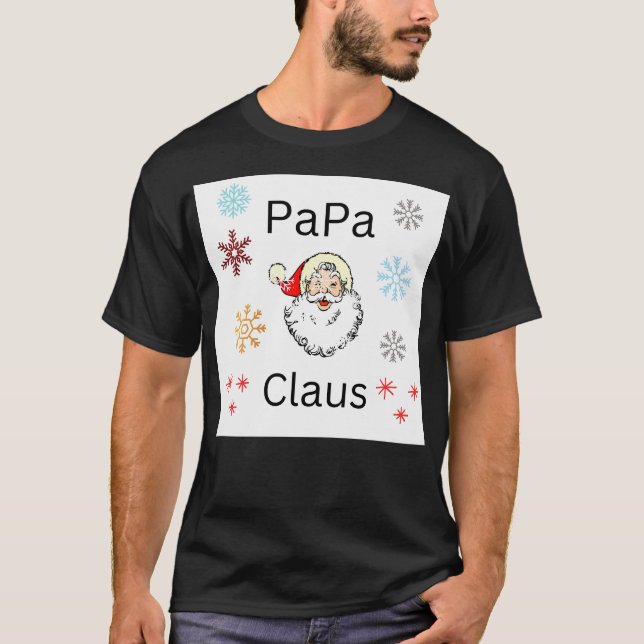 Camiseta Hora de Natal do Papa Clause (Frente)