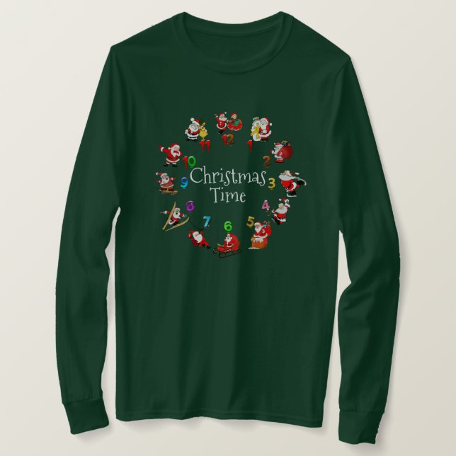 Camiseta Hora de Natal Feia (Frente do Design)