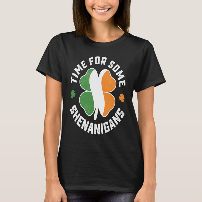 Camiseta Hora de Patrick de rua para um partido de Shenanig (Frente)