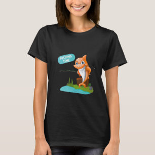 Camiseta Hora de Pescar Tubarão