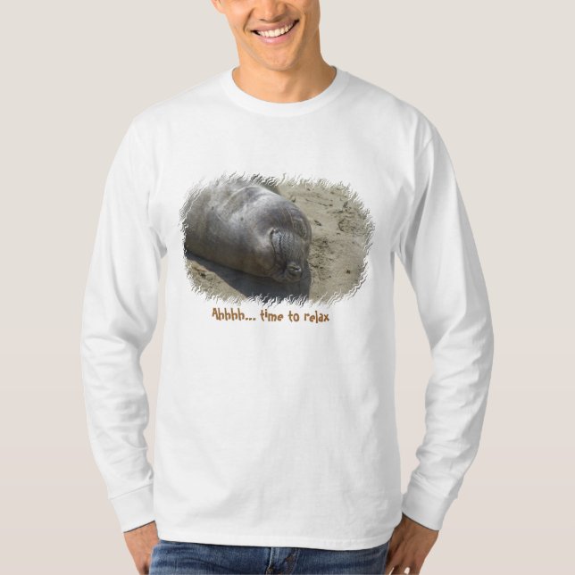 Camiseta Hora de relaxar (Frente)