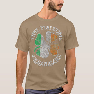Camiseta Hora De São Patrício Para Alguns Shenanigans Engra