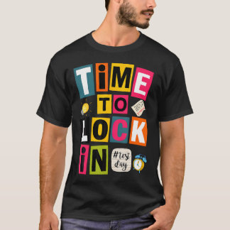 Camiseta Hora de se Concentrar no Dia do Teste Faça o Seu M