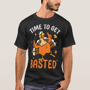 Camiseta Hora De Ser Banido Da Turquia No outono De Ação De