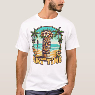 Camiseta Hora de Tiki - Escape das Ilhas Tropicais