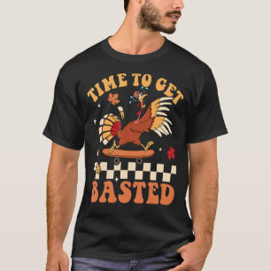 Camiseta Hora De Tornar O Groovy Retrorado De Ação De Graça