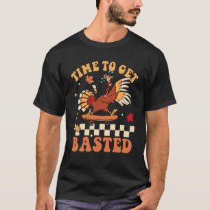 Camiseta Hora De Tornar O Groovy Retrorado De Ação De Graça