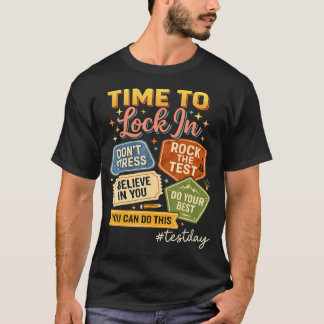 Camiseta Hora de Travar no Dia do Teste Avaliação Estadual