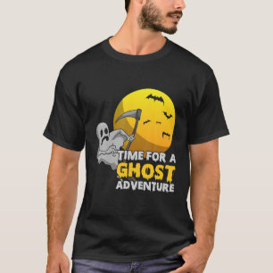 Camiseta Hora De Um Halloween De Aventura Fantasma