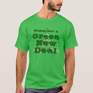 Camiseta Hora de um novo acordo verde