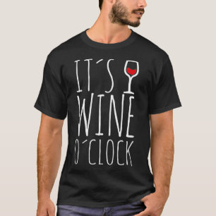 Camiseta Hora de um vinho Engraçado, seu vinho