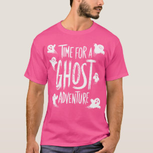 Camiseta Hora de uma aventura de fantasma Caça a fantasmas