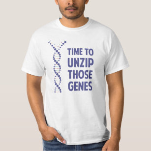 Camiseta Hora de unzip aqueles genes genéticos