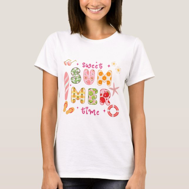 Camiseta Hora de Verão Doce (Frente)