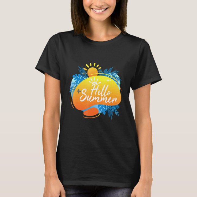 Camiseta Hora de Verão - Olá Verão (Frente)