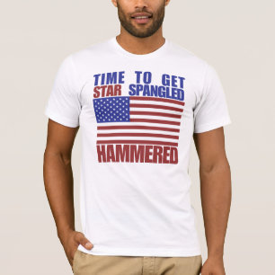 Camiseta Hora de virar uma estrela martelada