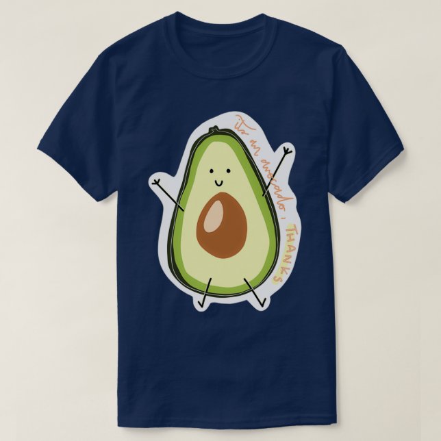 Camiseta Hora do Avocado (Frente do Design)