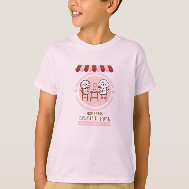 Camiseta Hora do café (Frente)