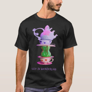 Camiseta Hora Do Chá - Alice No País Das Maravilhas - Pilha