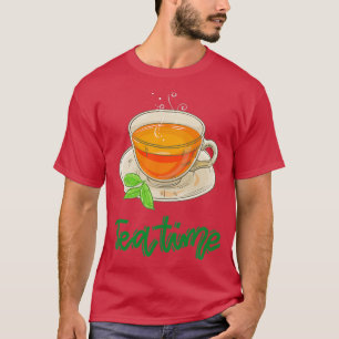 Camiseta hora do chá de ervas