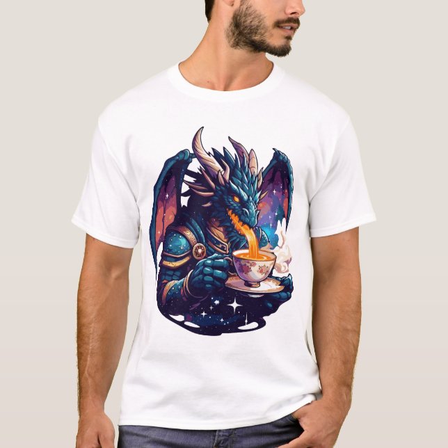 Camiseta Hora do Chá do Dragão | Dragão Cerveja Chá (Frente)