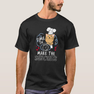 Camiseta Hora do Gatinho Fofo para Fazer os Biscoitos Unive