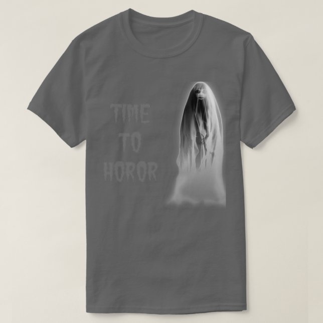 Camiseta Hora do Halloween Horor (Frente do Design)