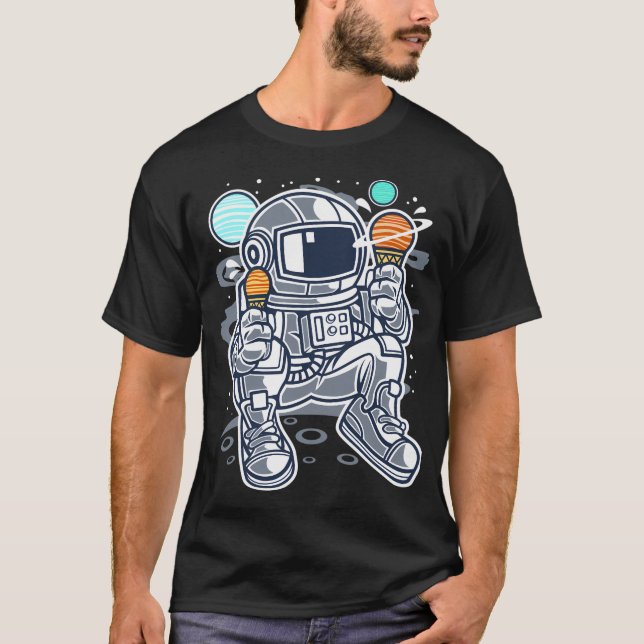 Camiseta Hora do Icecream Astronauta (Frente)