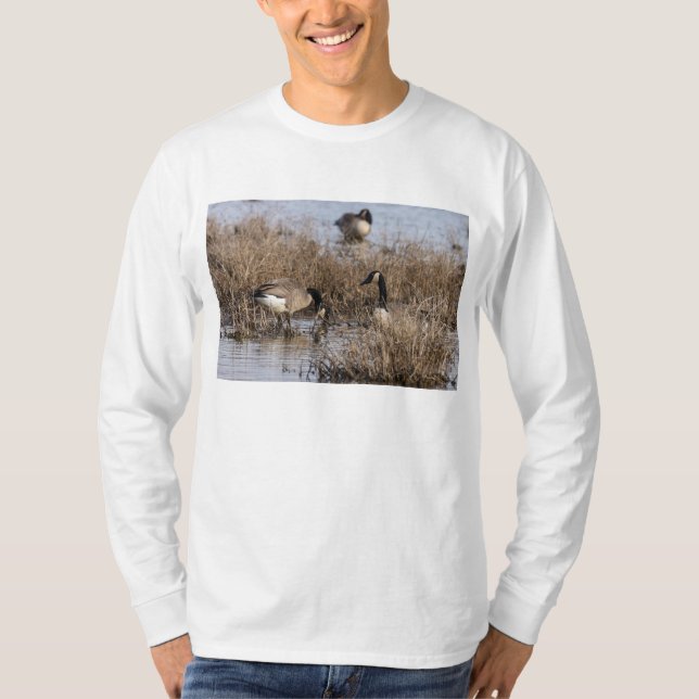 Camiseta Hora do Lanche dos Gansos Canadenses (Frente)