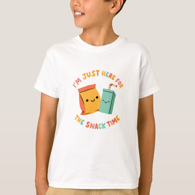Camiseta Hora do Lanche Kawaii (Frente)