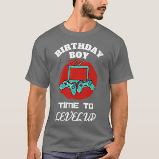 Camiseta Hora do menino de aniversário para subir 1