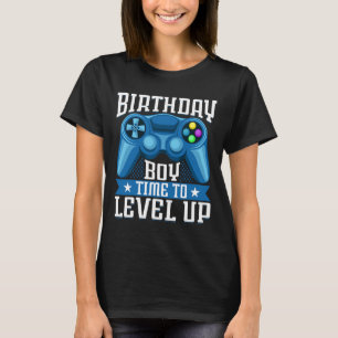 Camiseta Hora do Menino para Subir de Nível no Video Game A