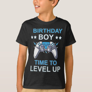 Camiseta Hora do Menino para Subir de Nível no Vídeo Game A