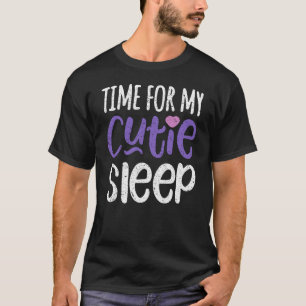 Camiseta Hora do Meu Cutie Dormir Pun Cute Jogo de Palavras